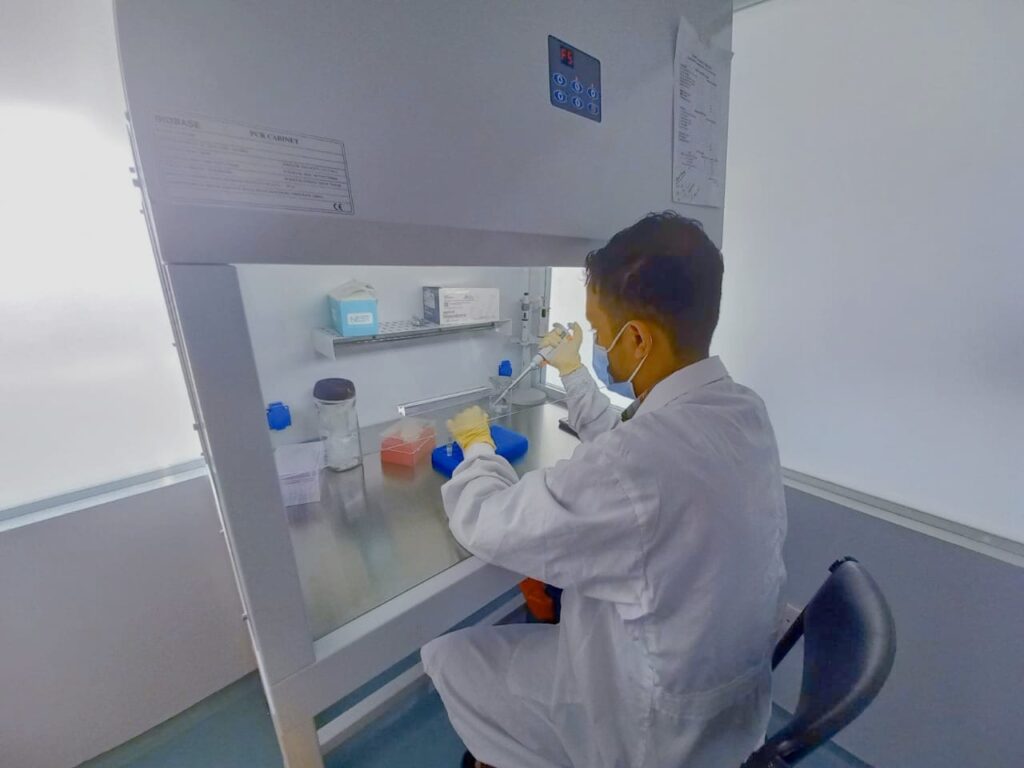 PCR preparation room